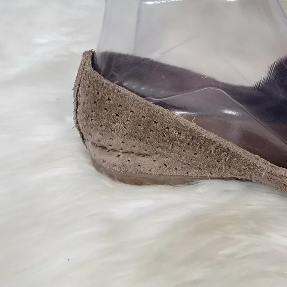 Lucky Brand Womens Perforated Casual Suede Loafer Flats‎ Size 8 - Picture 2 of 11